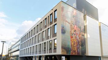 Gustav Klimt Fassade "Die Medizin"