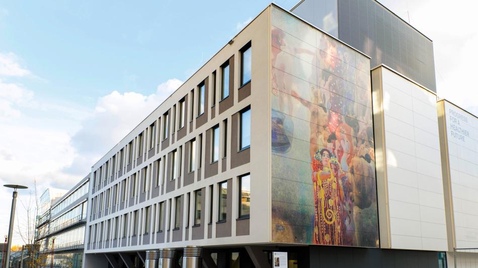Gustav Klimt Fassade "Die Medizin"