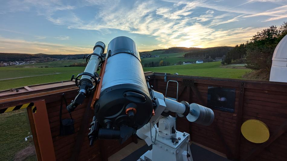 Hauptfernrohr in der Orion-Sternwarte