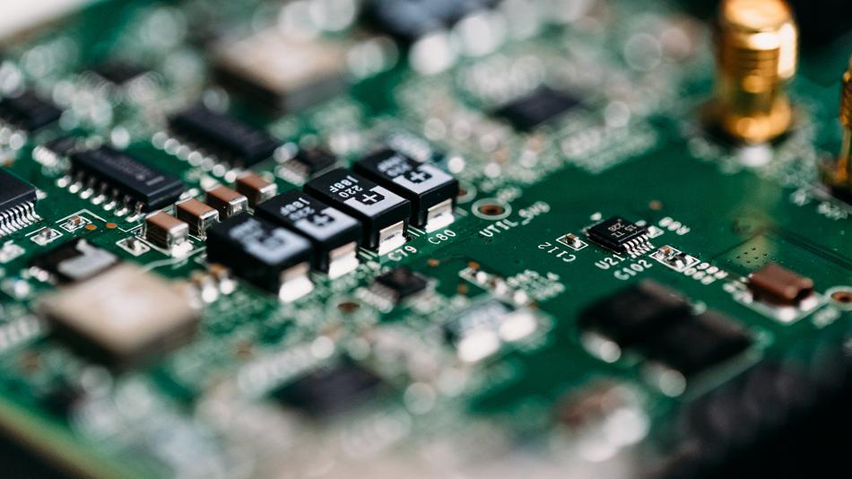 Detailaufnahme Leiterplatte