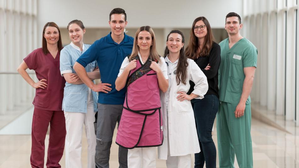 Verschiedene Berufsgruppen im Kepler Universitätsklinikum