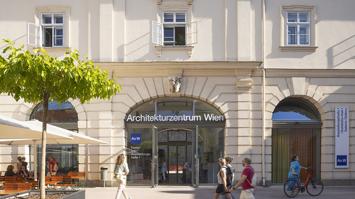 Eingang des Architekturzentrum Wien