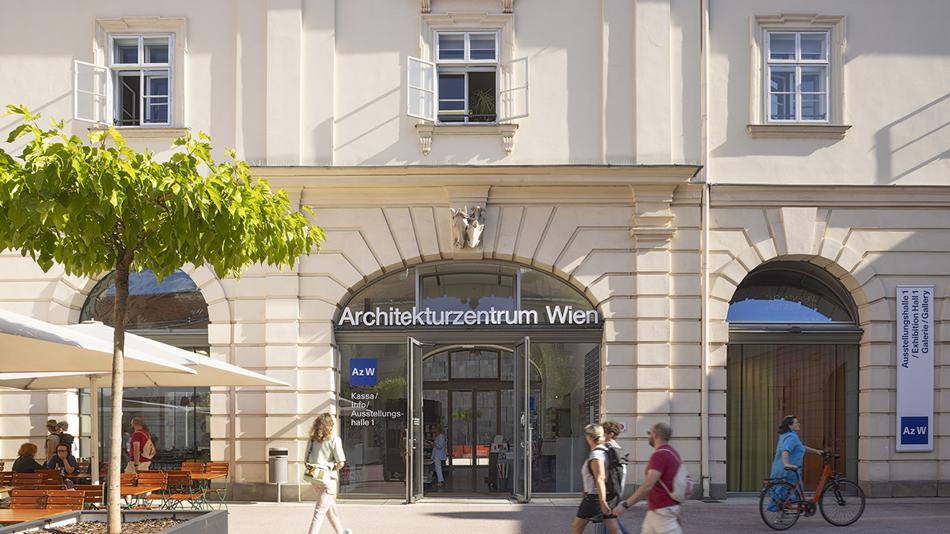 Eingang des Architekturzentrum Wien