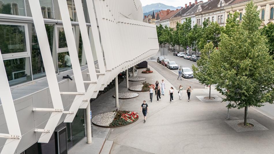 Der Erherzog-Johann-Trakt der Montanuniversität Leoben