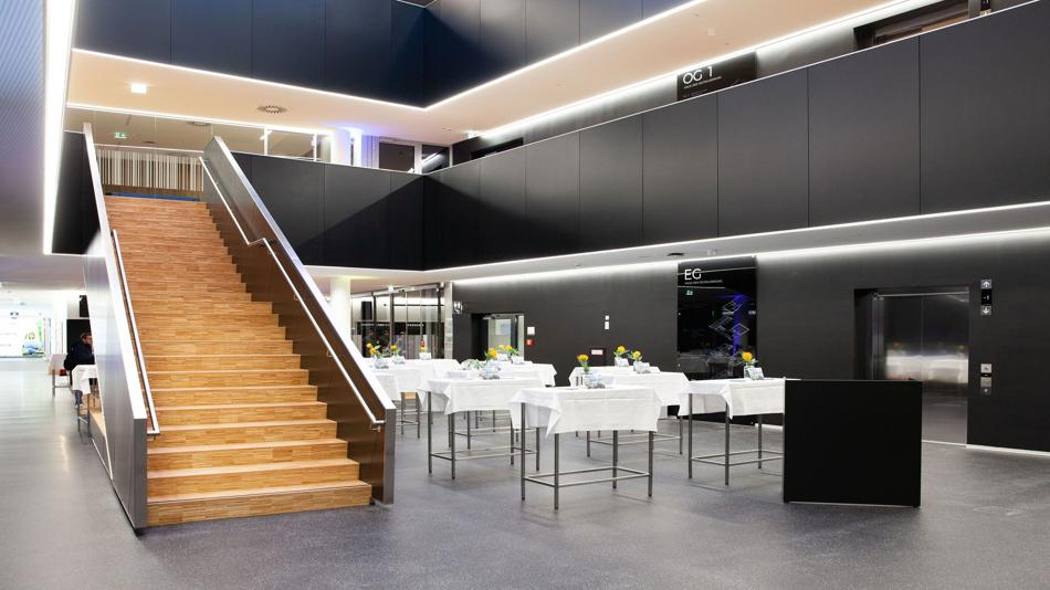 Das Foyer im Haus der Digitalisierung