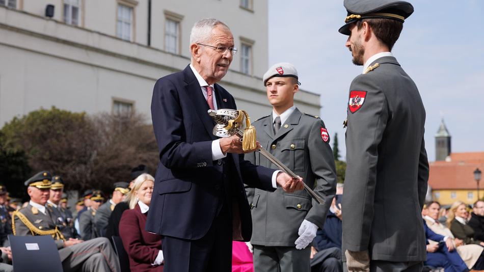 Ausmusterung zum Leutnant