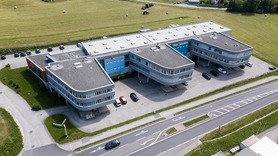 TIZ Kirchdorf aus der Vogelperspektive