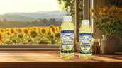 NaKu PLA-Flasche aus Biokunststoff für das VIENO Bio-Sonnenblumenöl