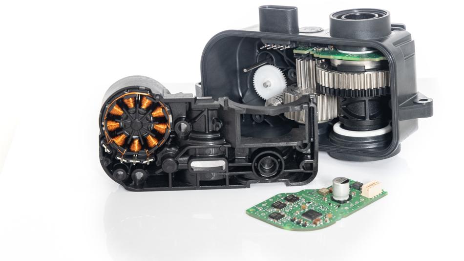 Antrieb für aktive Aerodynamik-Elemente