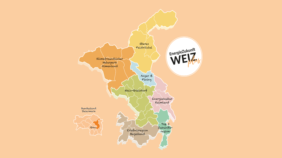 Karte Region WEIZplus