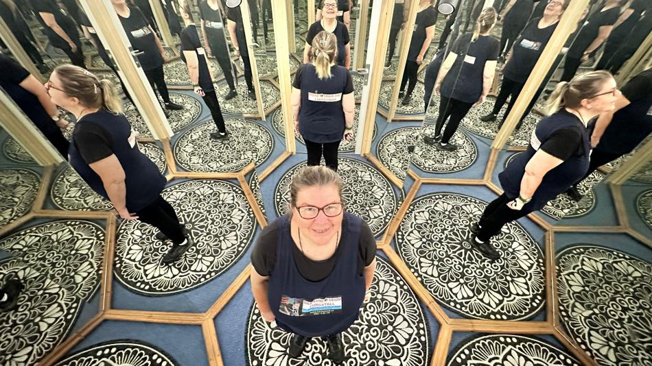 Begehbares Kaleidoskop