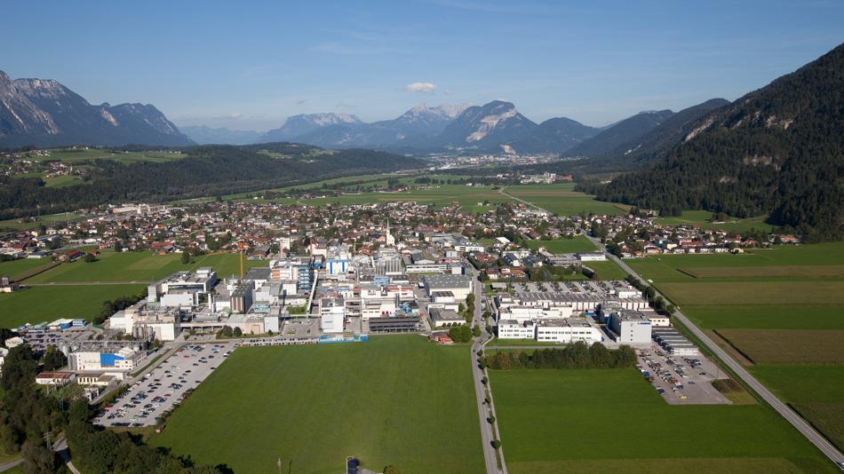 Luftaufnahme Sandoz Kundl