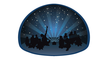 Public Space Pop-Up Planetarium Illustration