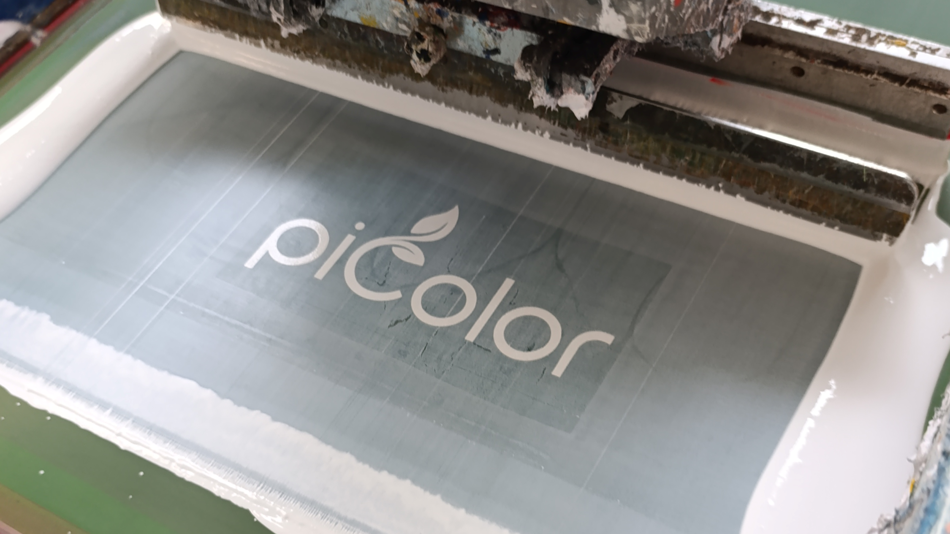 Pflanzen-basierte Siebdruckfarbe im Einsatz