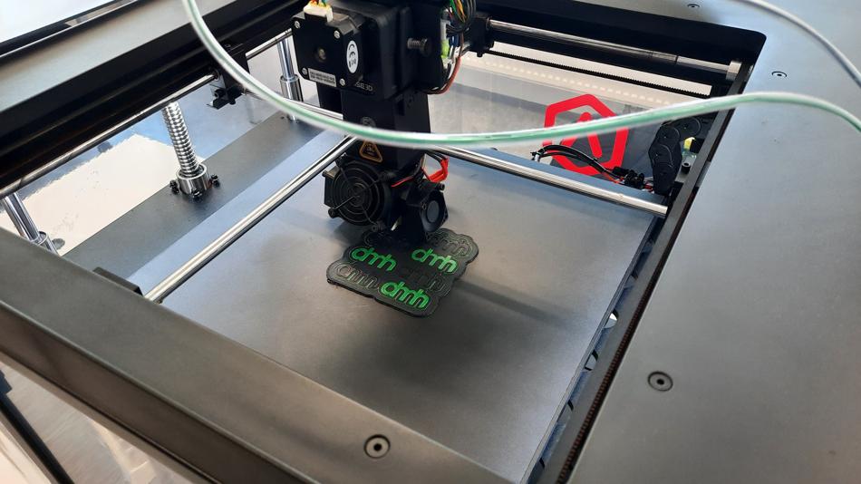 Ein 3D-Drucker bei der Arbeit