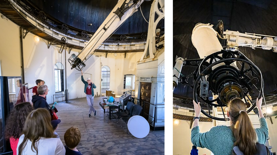 Führung am Großen Refraktor