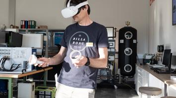 Mittels Virtual Reality Kraftwerke, Partnerlabore und Energieanlagen besichtigen