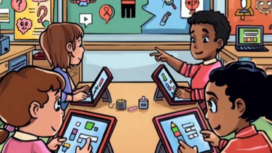 Bild Station Kannst du Vitamine sehen?