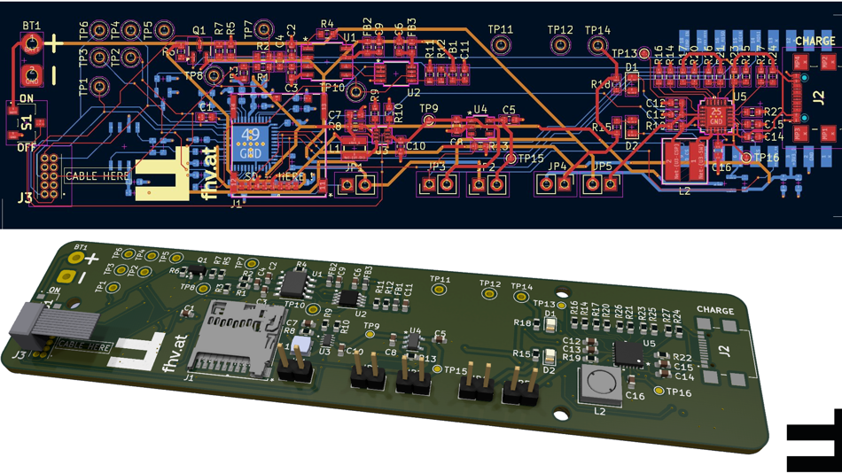 Elektronikplatine Frödisch