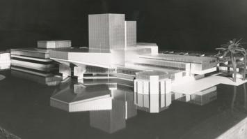 Roland Rainer: Wettbewerb Kulturzentrum Bahrain, 1975–1976, Modellfoto