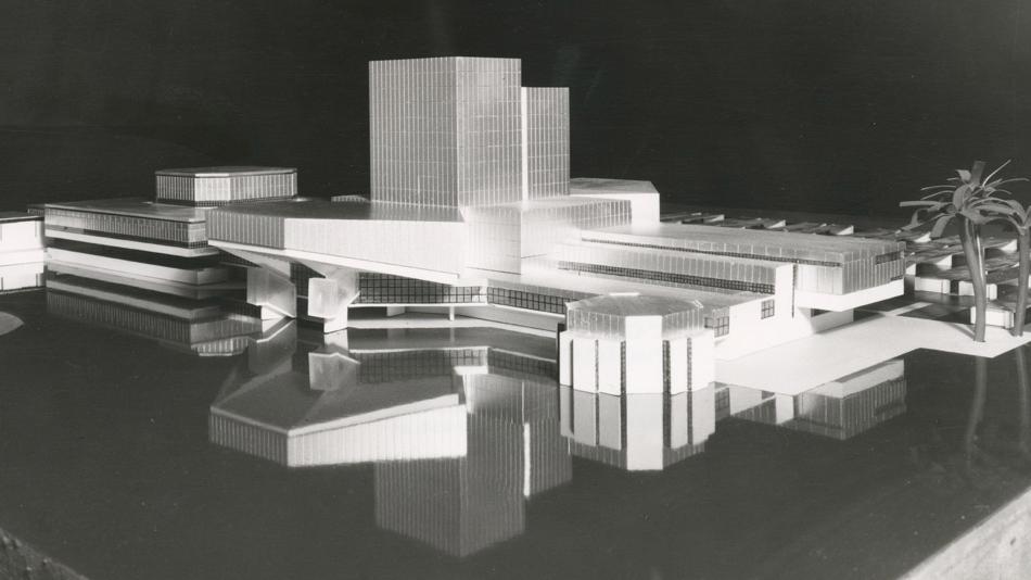 Roland Rainer: Wettbewerb Kulturzentrum Bahrain, 1975–1976, Modellfoto