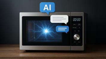 Energieverbrauch KI in Sekunden Mikrowelle