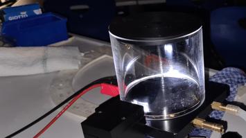 Nebelkammer in Aktion