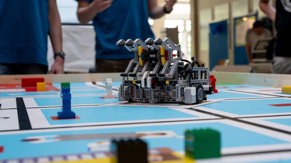 Ein Roboter in Aktion