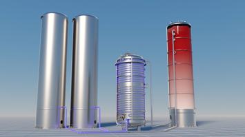 Graphik schematische Darstellung Wärmerückgewinnung