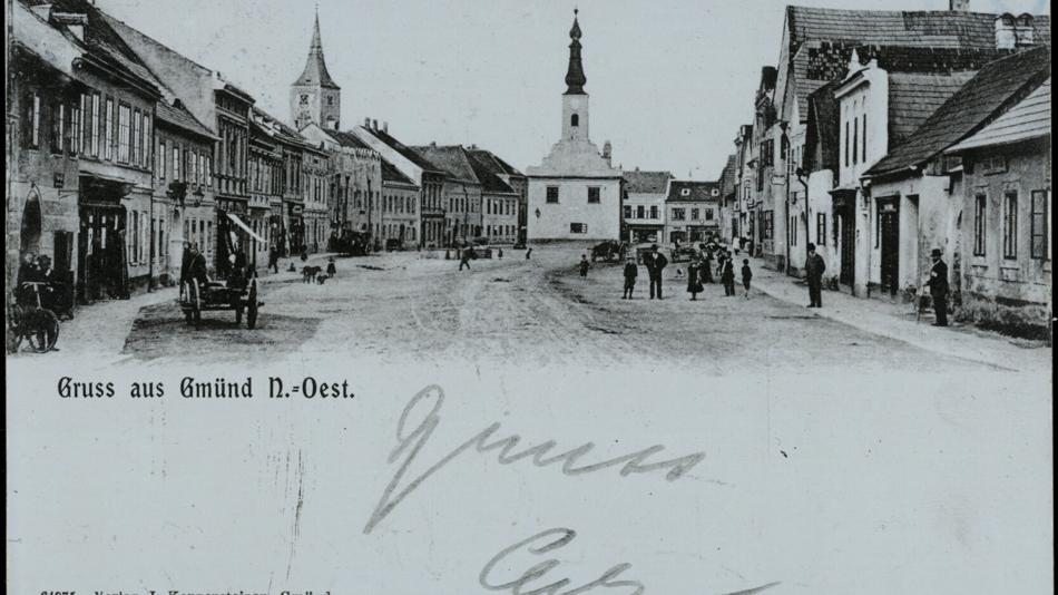 Postkarte aus Gmünd in Niederösterreich