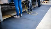 Arbeitsplatzmatten in der Produktion