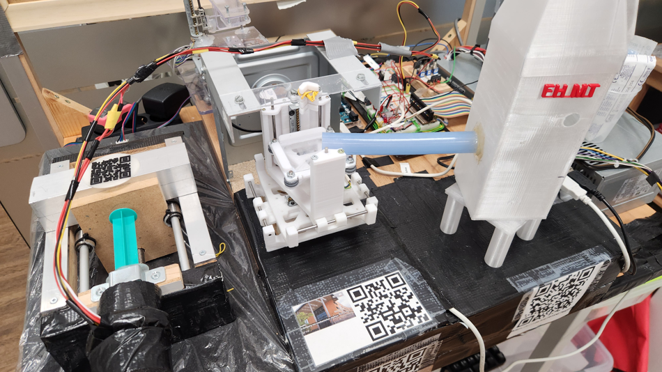 Der Aufbau des Eigenbau-Biodruckers