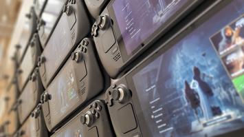 Steam Decks und Nintendo Switch-Konsolen gehören zur Ausstattung