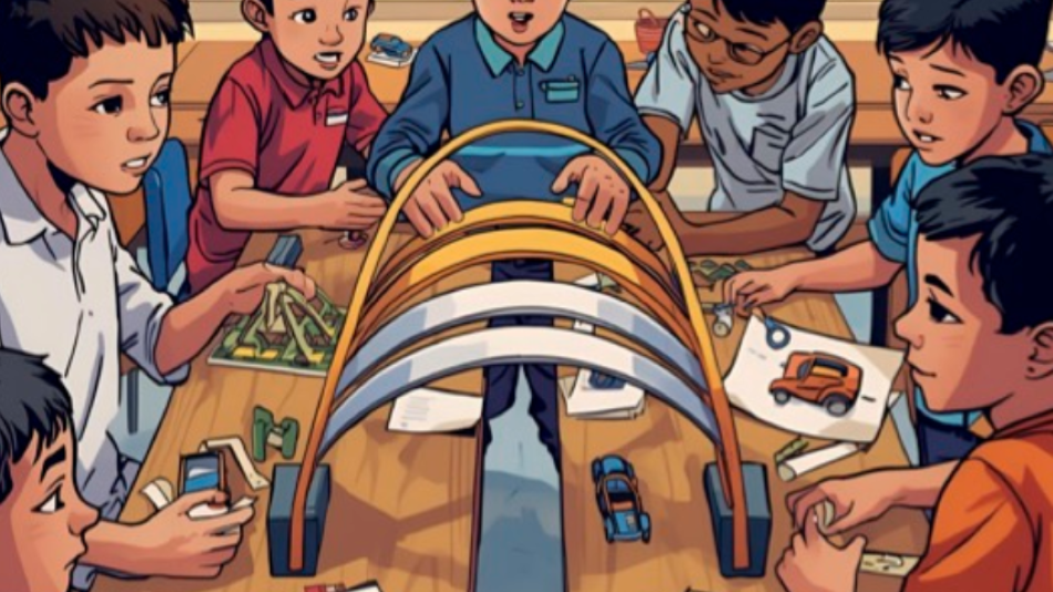 Bild Station Kannst du eine Brücke bauen, die nicht einstürzt? Mission Papierbrücke