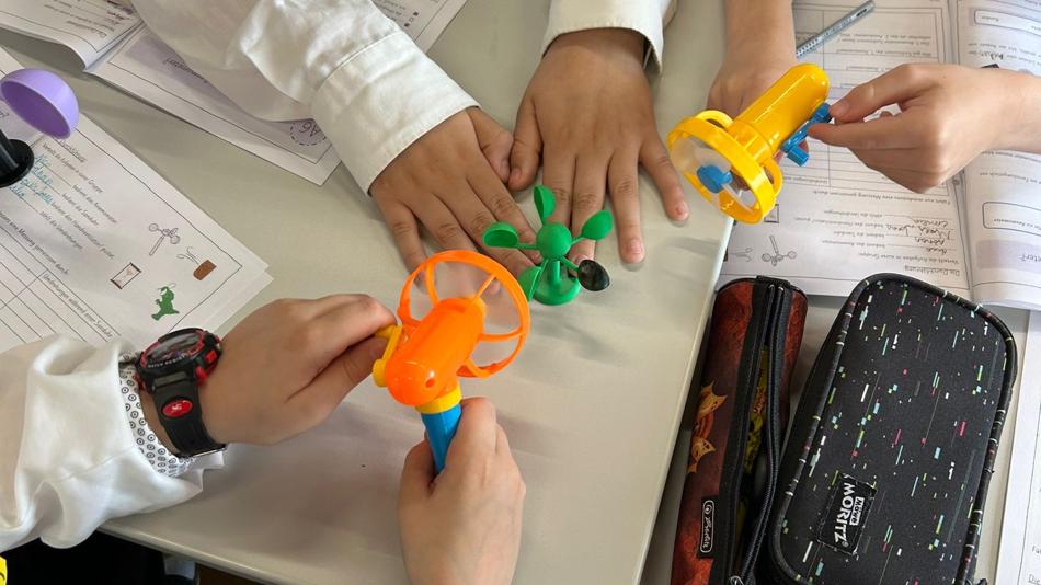 Wind-Experiment mit Ventilatoren