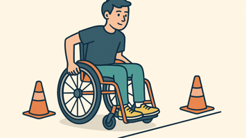 Bild Station Erfahrung Rollstuhl