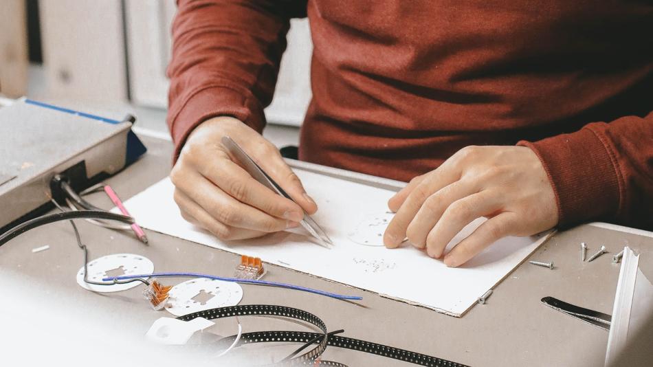 Konstruktion LED Platine