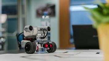 Aktiver LEGO Mindstorms Roboter