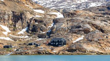 die Forschungsstation der Uni Graz in Sermilik/Grönland