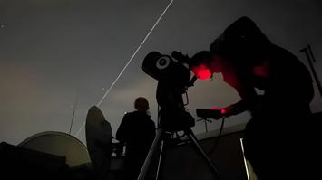 Beobachtung am Observatorium Lustbühel
