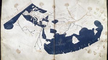 Antike Karte Eurasien