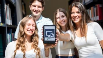 Vier Personen und Gerät zur Onleihe Tirol