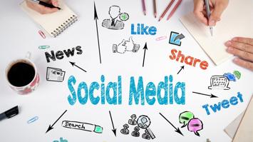 Darstellung zu Social Media und Information