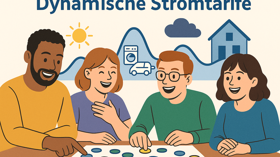 Gruppe von Leuten vor Grafik