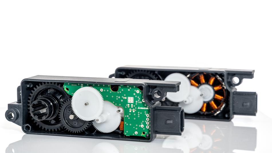 Stellmotor für aktive Kühlerjalousiesysteme