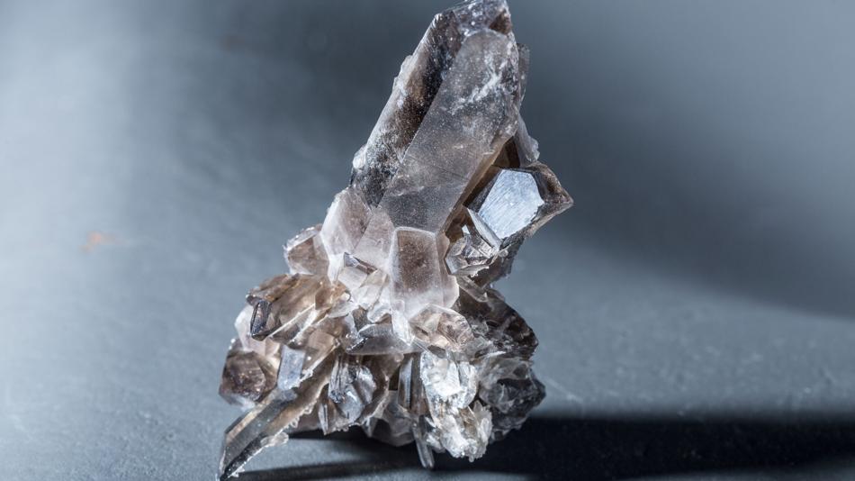 Quarzkristalle (Ruchquarz)