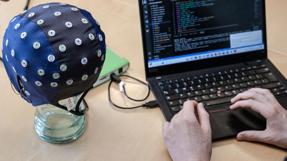 Aufbau einer EEG-Messung