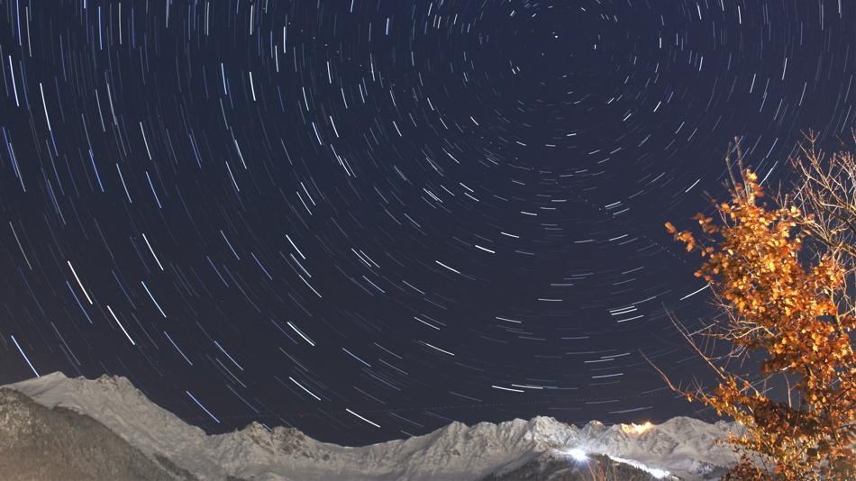 Sternenhimmel über Innsbruck