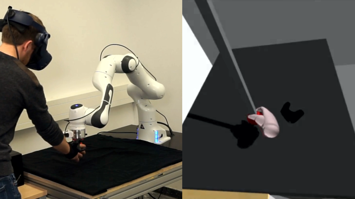 Verschmelzung von virtueller Realität (VR) und Robotik