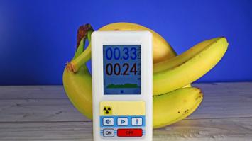 Banana nuclear radiation measurement